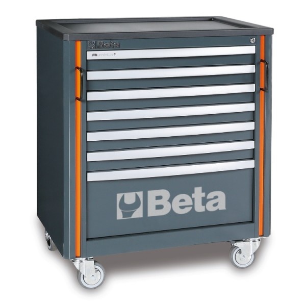 картинка C55C7 Инструментальная тележка с 7 ящиками выдвижными ящиками к набору оборудования для мастерских BETA 055000201 от магазина "Элит-инструмент"