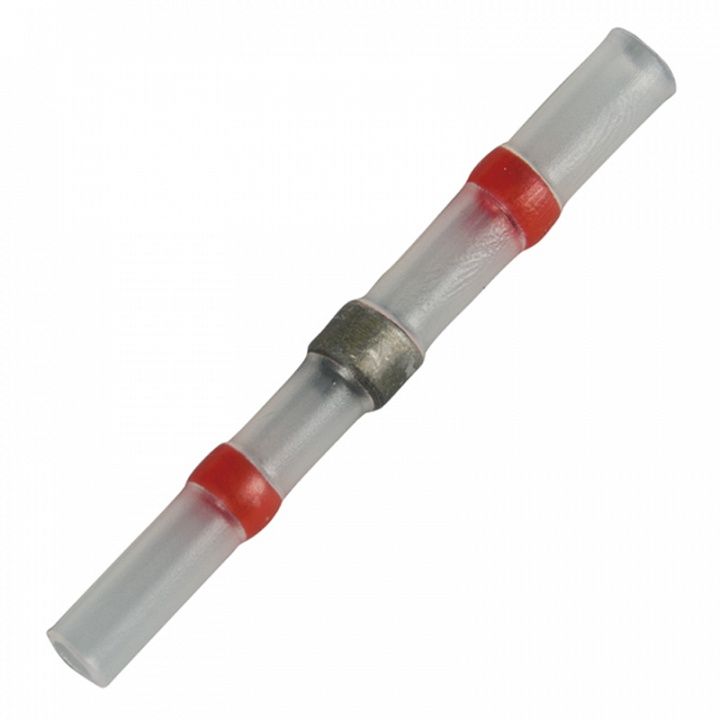 Соединитель стыковой прозрачный термоусадочный 0,5-1,0 мм2 (упак. 100 шт.)
