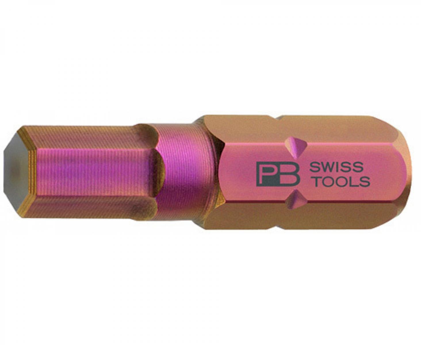 картинка Бита HEX PrecisionBits C6,3 с внешним шестигранником 1/4 PB Swiss Tools PB C6.210/6 M6 от магазина "Элит-инструмент"