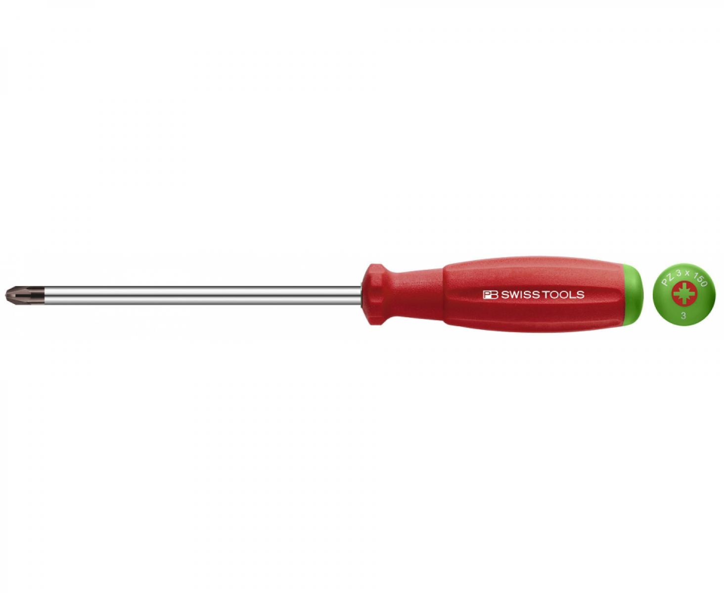картинка Отвертка крестовая Pozidriv SwissGrip PB Swiss Tools PB 8192.2-300 PZ2 от магазина "Элит-инструмент"