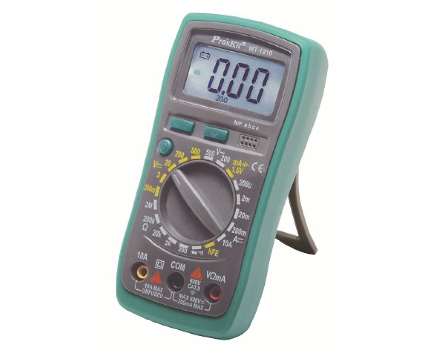 картинка Мультиметр цифровой компактный ProsKit MT-1210 от магазина "Элит-инструмент"