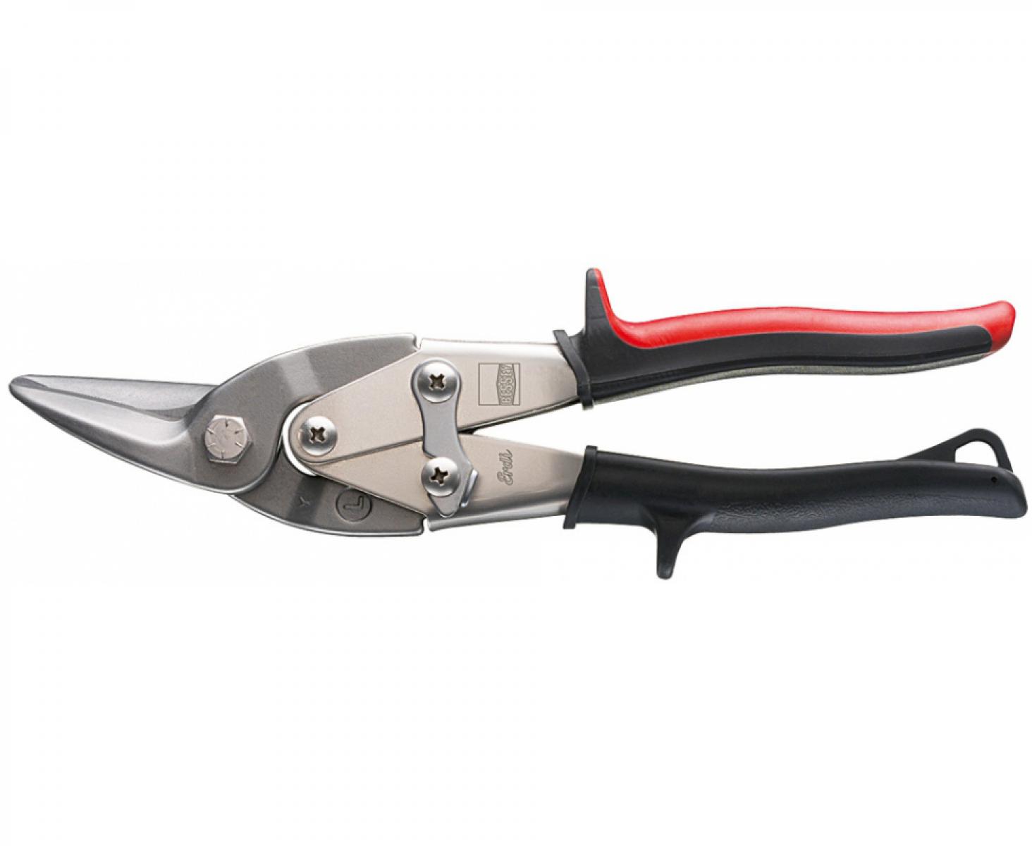 Фигурные ножницы для коротких прямых и фигурных разрезов леворежущие Erdi ER-D16L-SB