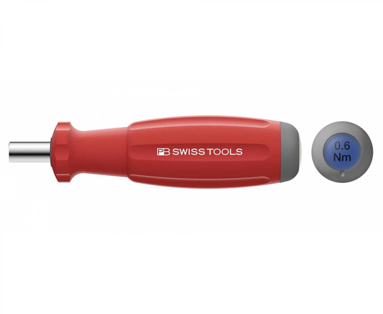 картинка Динамометрическая рукоятка MecaTorque PB Swiss Tools PB 8314.M 0.6 Nm для сменных бит C6,3 и Е6,3 от магазина "Элит-инструмент"