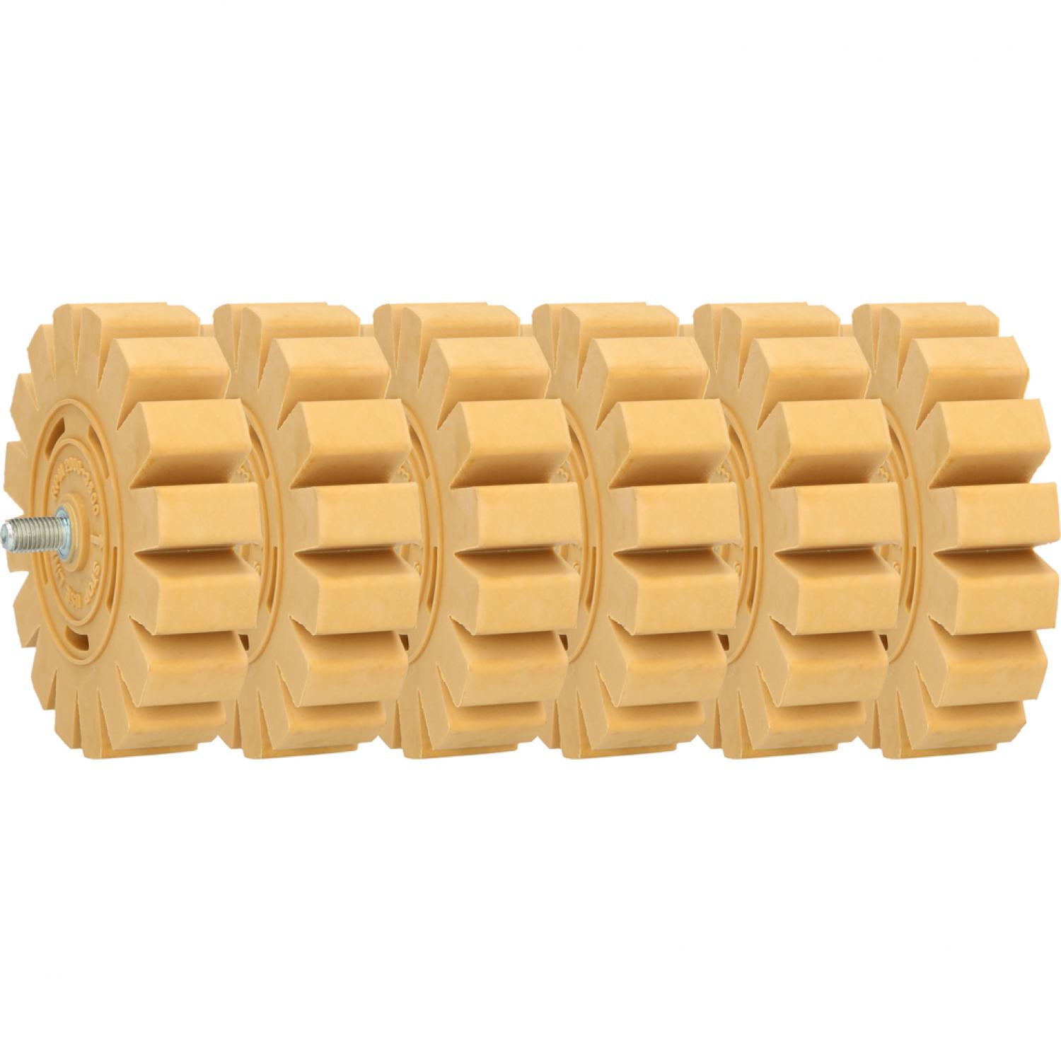 Резиновый диск для зачистки с ламелями, 6 шт в пакете