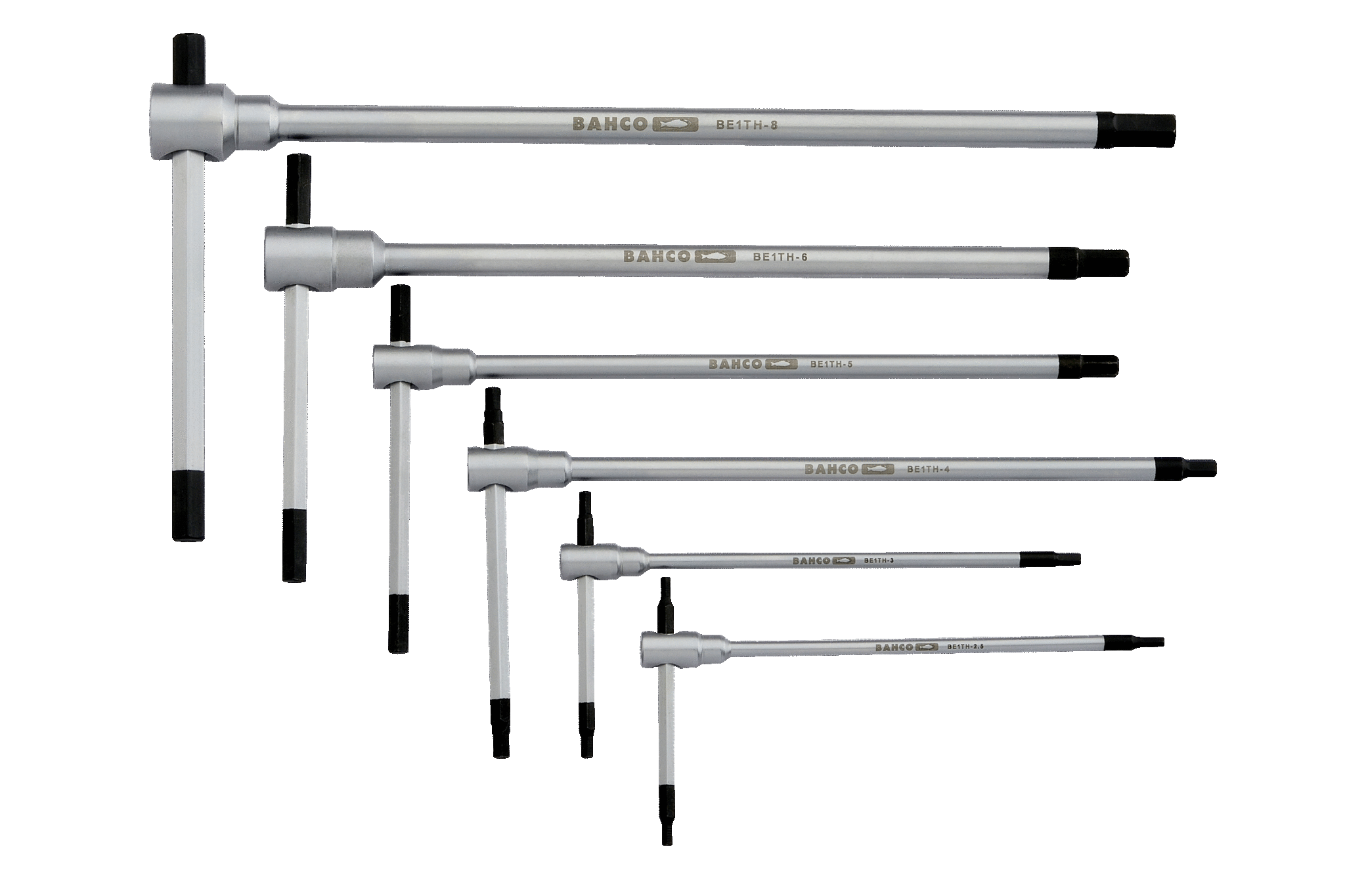Набор Т-образных ключей под шестигранные винты 2,5-3-4-5-6 и 8 мм BAHCO BE1TH-S6