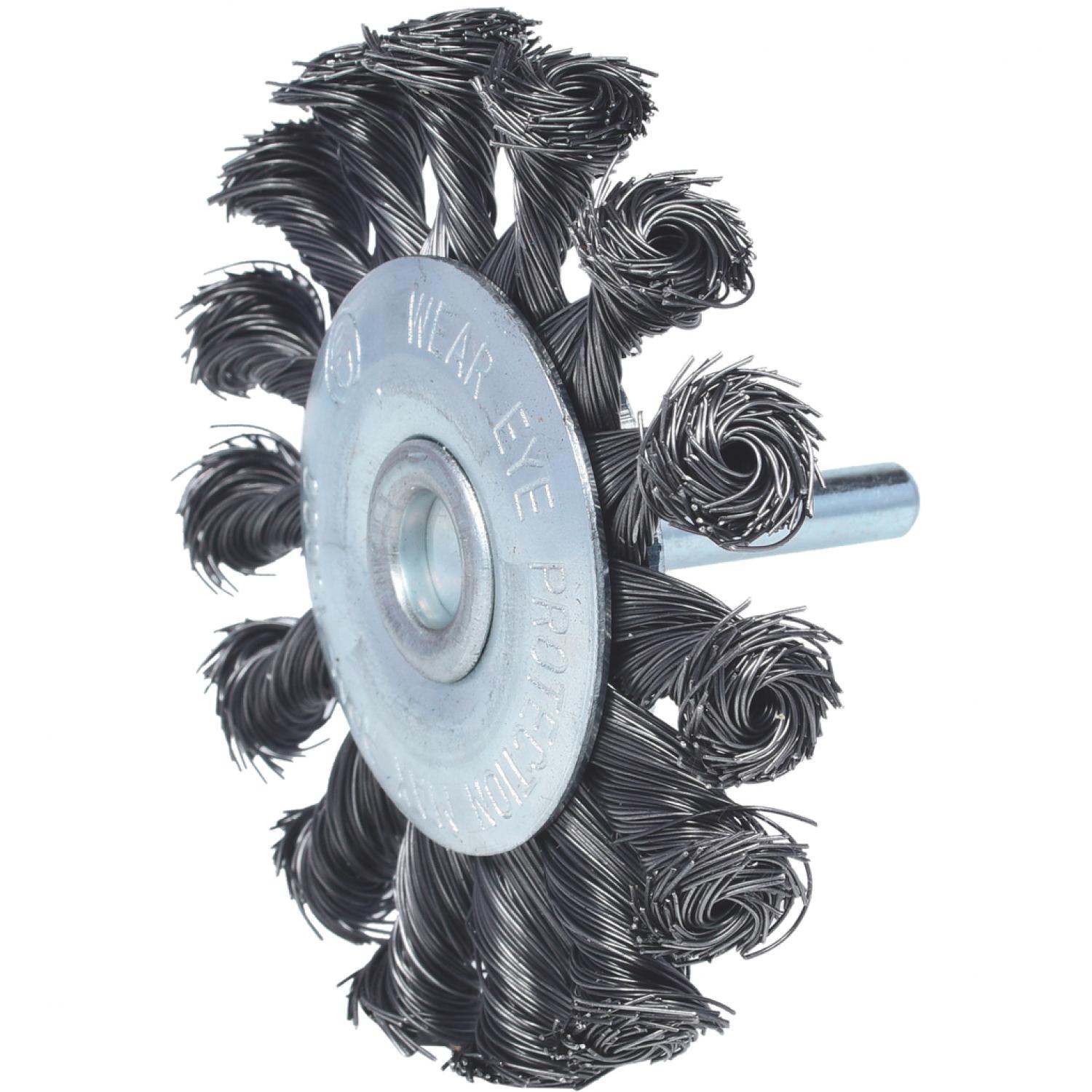 Круглая щетка из стальной проволоки 0,3 мм, Ø 75 мм