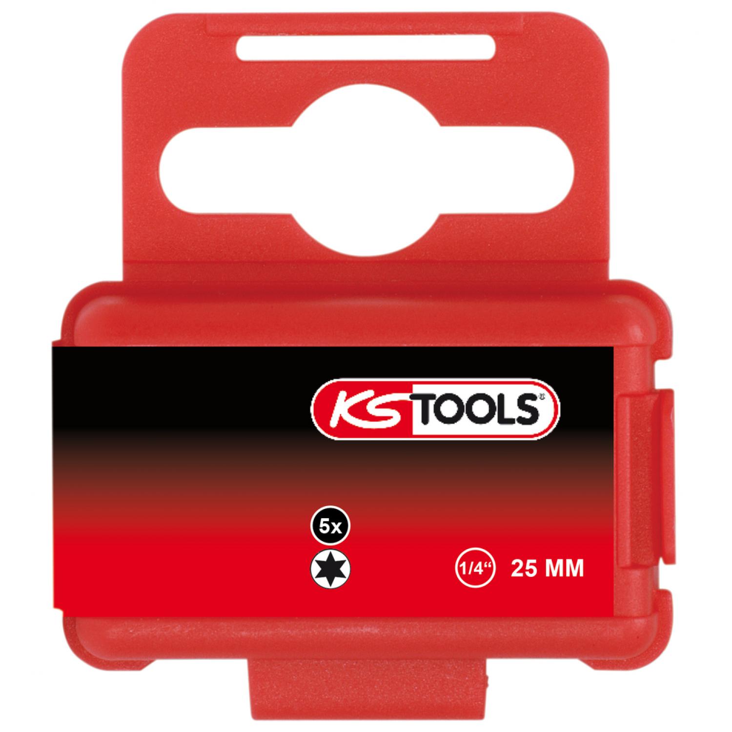 картинка Бит TORSIONpower 1/4" с профилем Torx, 25 мм, Т30, 5 шт в упаковке от магазина "Элит-инструмент"