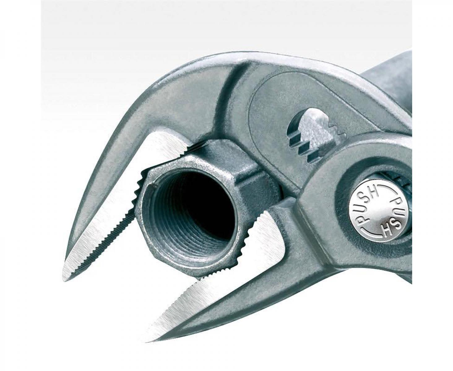 картинка KNIPEX Cobra ES сантехнические клещи, особо тонкие KN-8751250SB в блистере от магазина "Элит-инструмент"