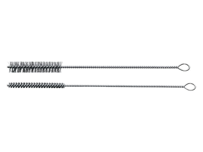 картинка Ерш плоское исполнение с петлей IBZ со стальной проволокой диаметр 12х26 мм ворс 0,20 мм LESSMANN 559.807 от магазина "Элит-инструмент"