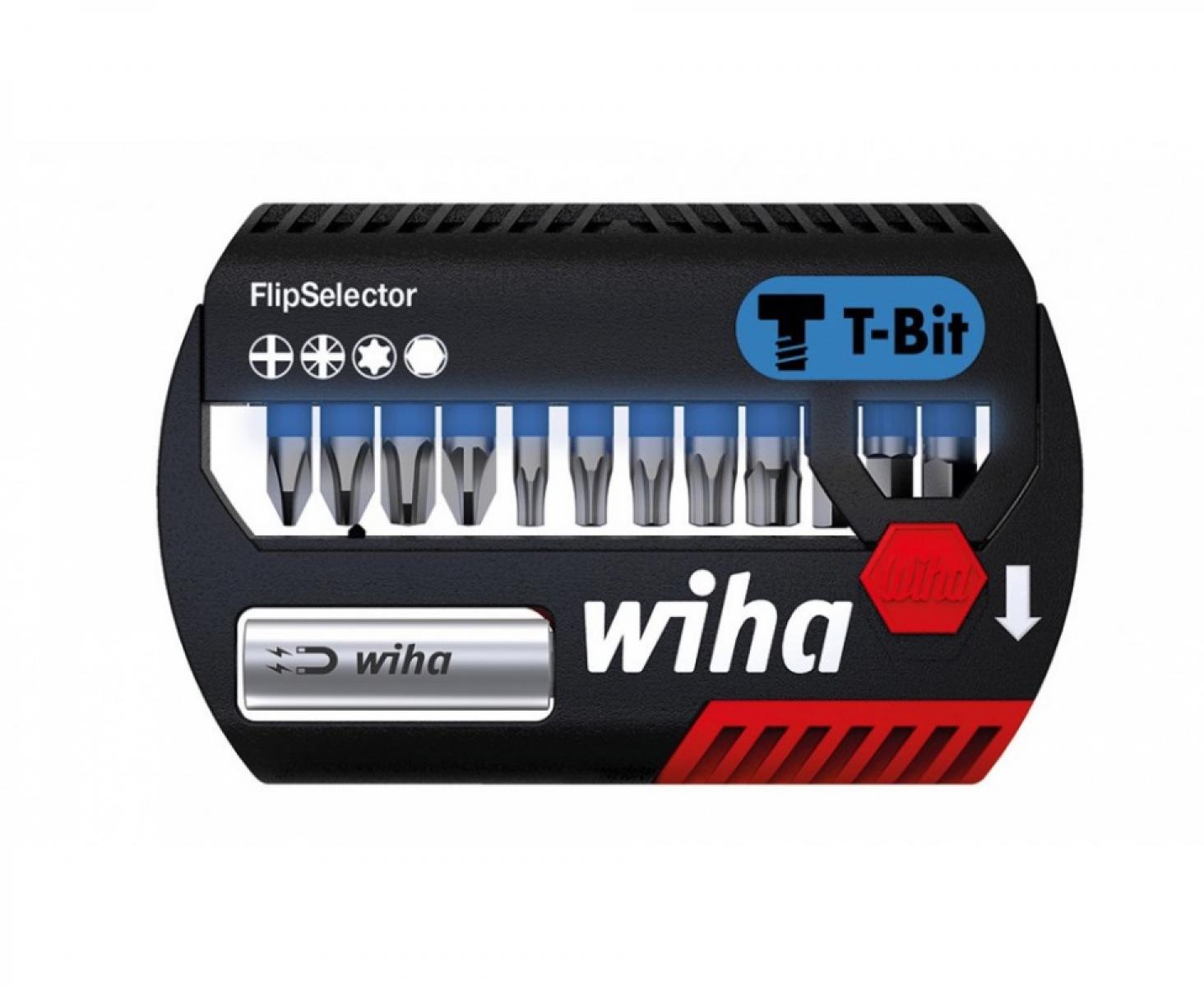 картинка Набор с битами T-Bit PH PZ TX HEX Wiha FlipSelector SB 7947-T999 41826, 13 предметов от магазина "Элит-инструмент"