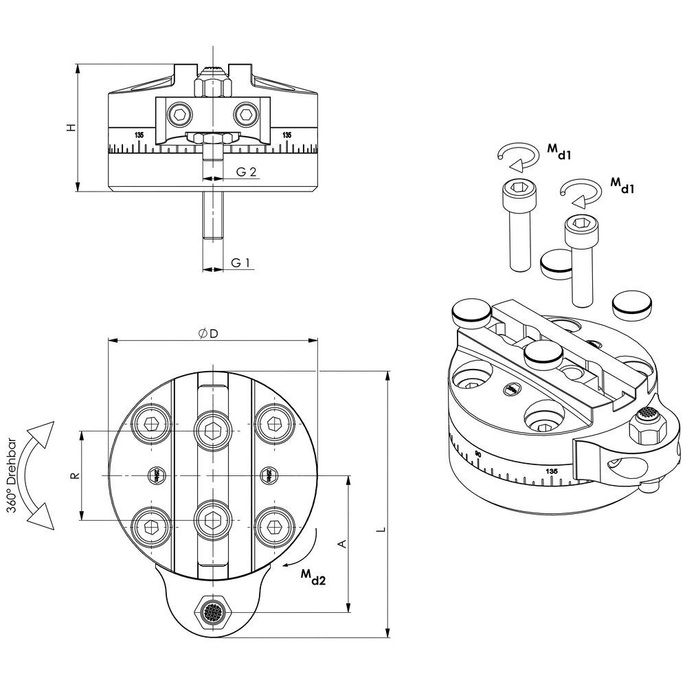 картинка Вращающийся переходник АМF 569367 от магазина "Элит-инструмент"