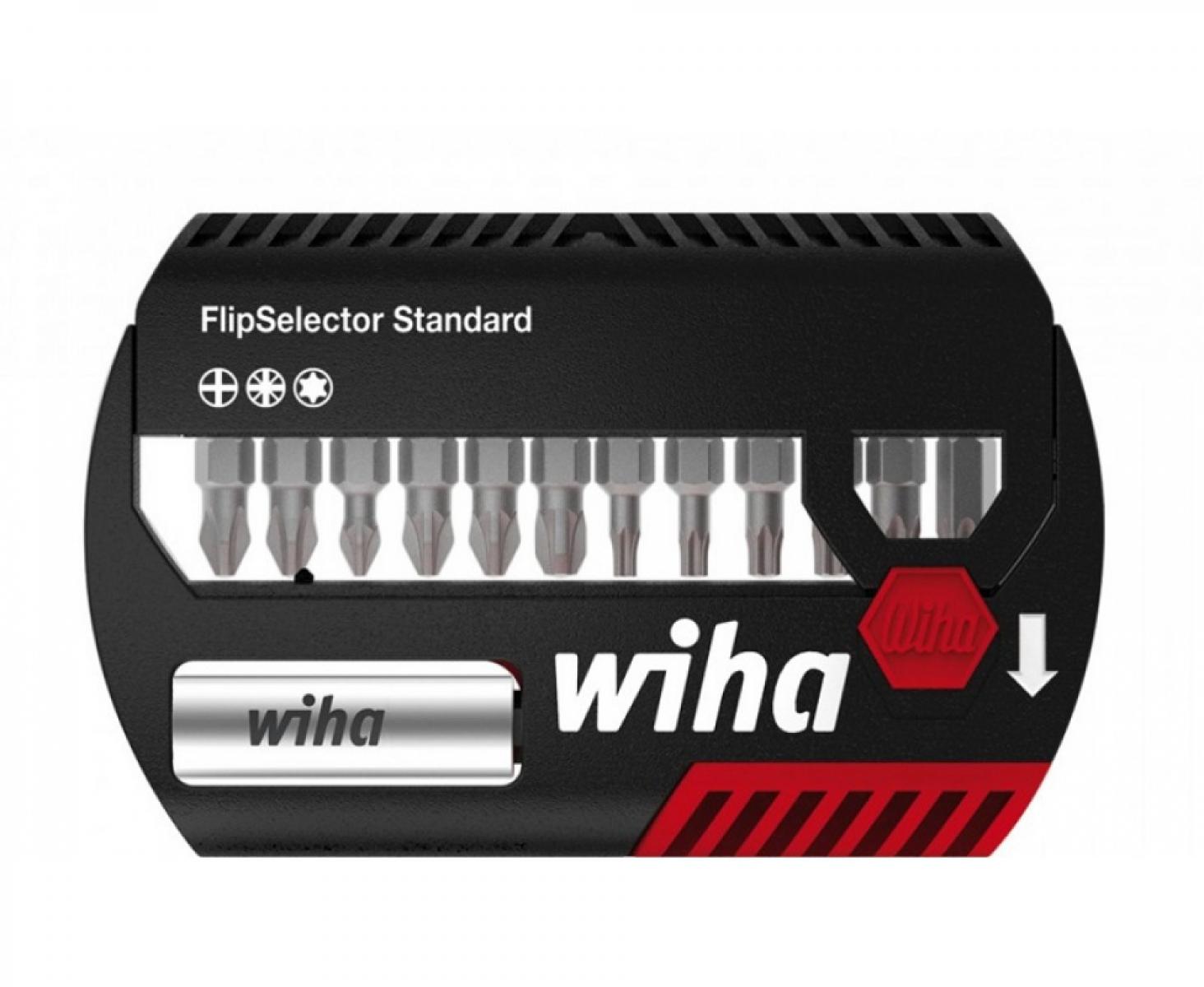 картинка Набор с битами PH PZ TX Wiha FlipSelector Standard SB 7947-904 39060, 13 предметов в блистере от магазина "Элит-инструмент"