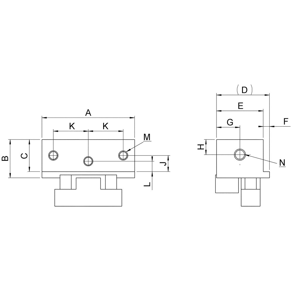 картинка Базовая челюсть, стандартная АМF 265793 от магазина "Элит-инструмент"