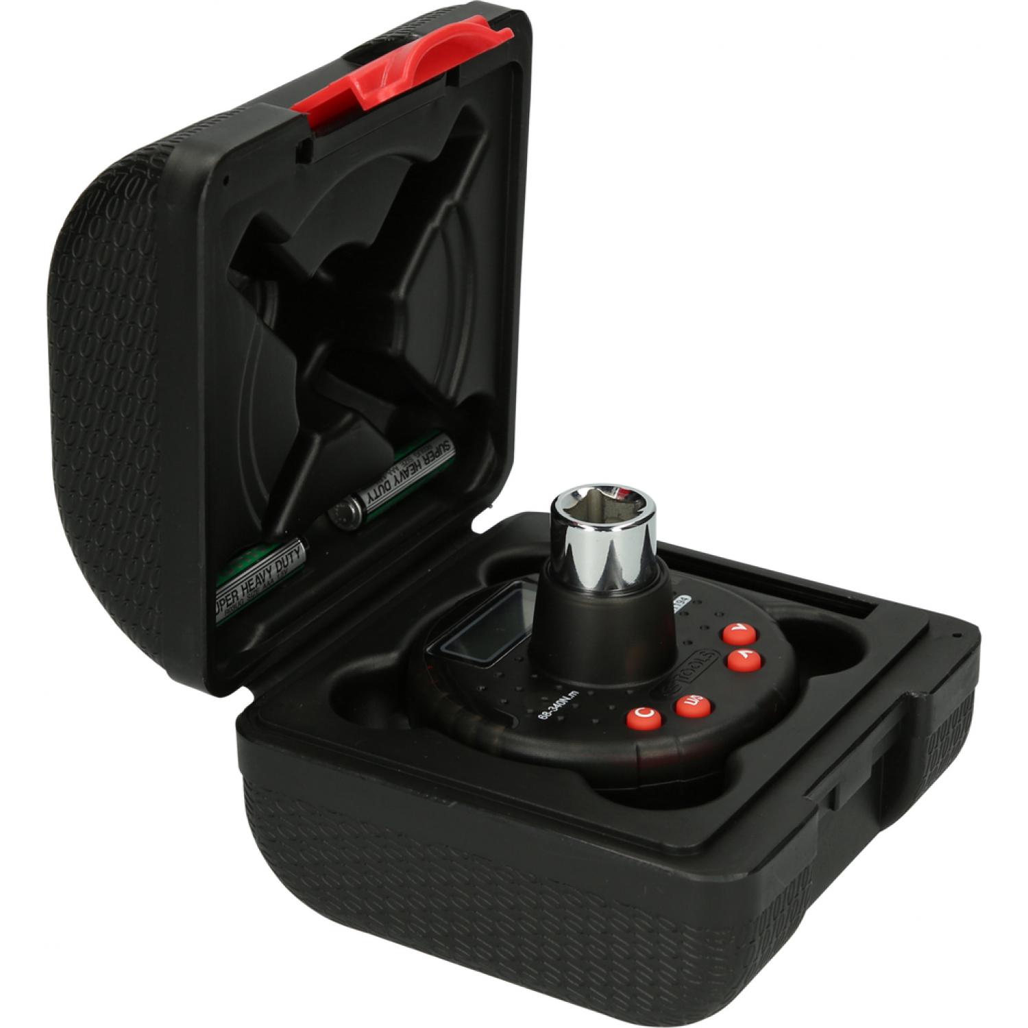 картинка Цифровой динамометрический адаптер с угломером 1/2", 17-340 Нм от магазина "Элит-инструмент"