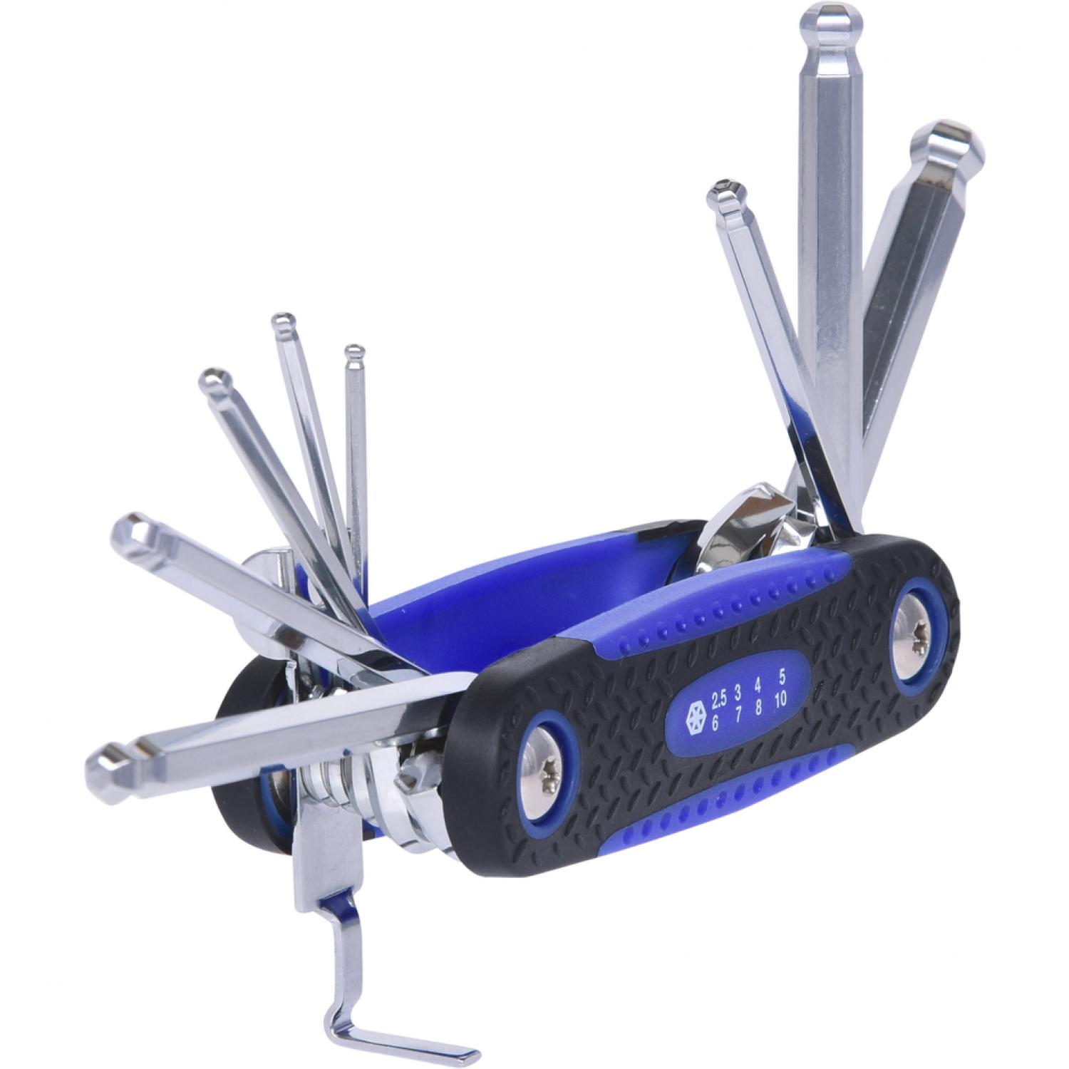 картинка Откидной держатель для угловых штифтовых ключей с внутренним шестигранником и шаровой головкой 8 шт от магазина "Элит-инструмент"