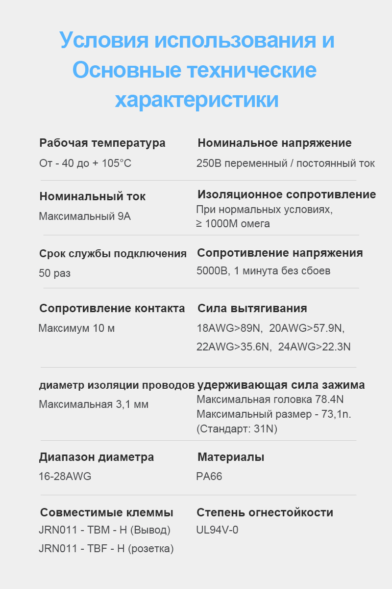 картинка JRready JRN011-HMA-2X03P-V0 Разъём от магазина "Элит-инструмент"