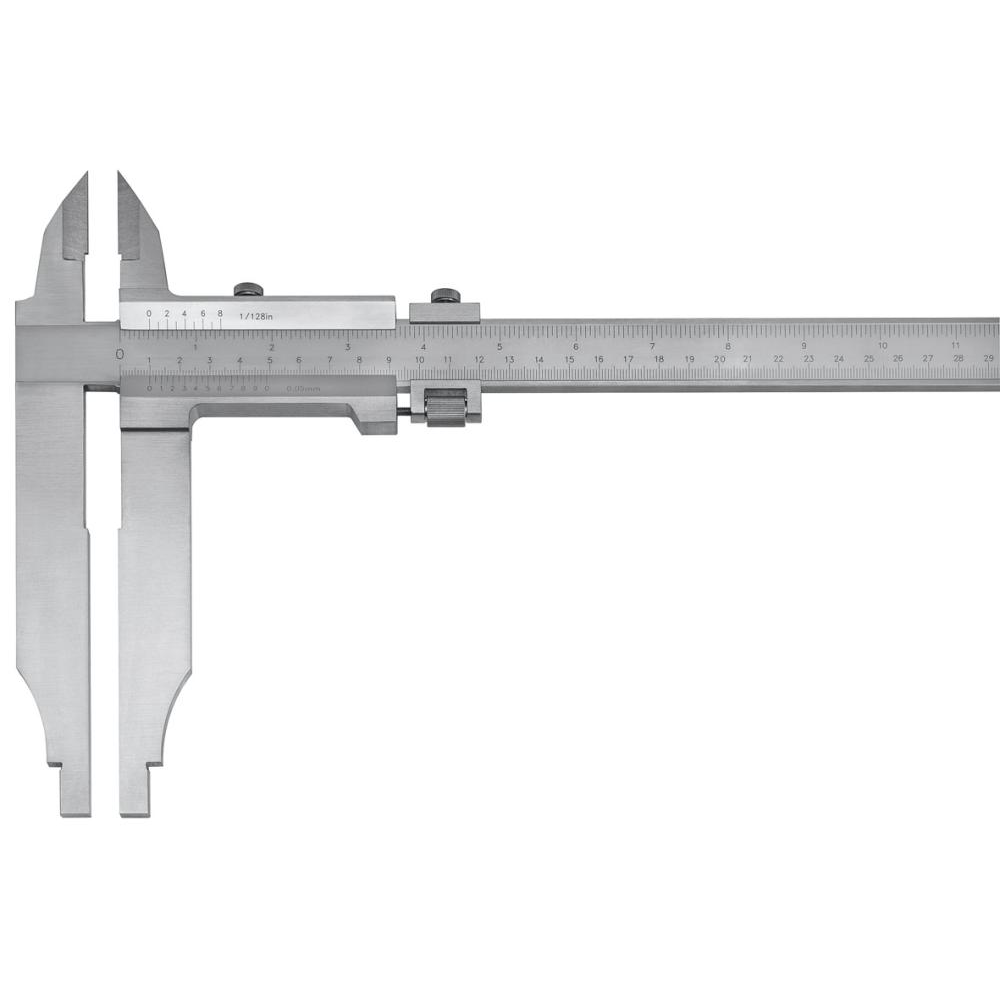 картинка Штангенциркуль мастерская с тонкой регулировкой наконечника 1000х150мм FORMAT 4199 1000 Fplus от магазина "Элит-инструмент"
