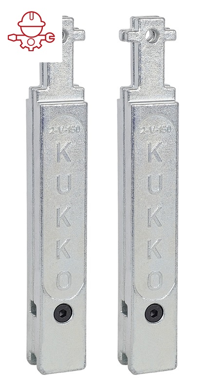 картинка 2 удлинителя захватов (комплект) Kukko 2-V-150-P от магазина "Элит-инструмент"