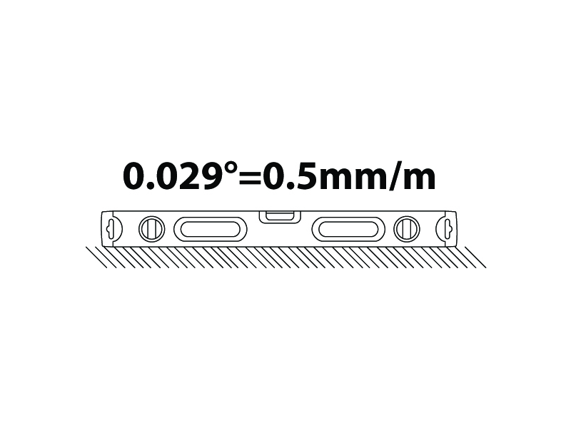 картинка Уровень спиртовой. точность 0.5 мм/м BAHCO 466-1000-M от магазина "Элит-инструмент"
