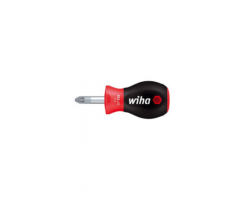 картинка Отвертка Wiha SoftFinish Pozidriv 313 26972 PZ2 x 2,5 укороченная от магазина "Элит-инструмент"