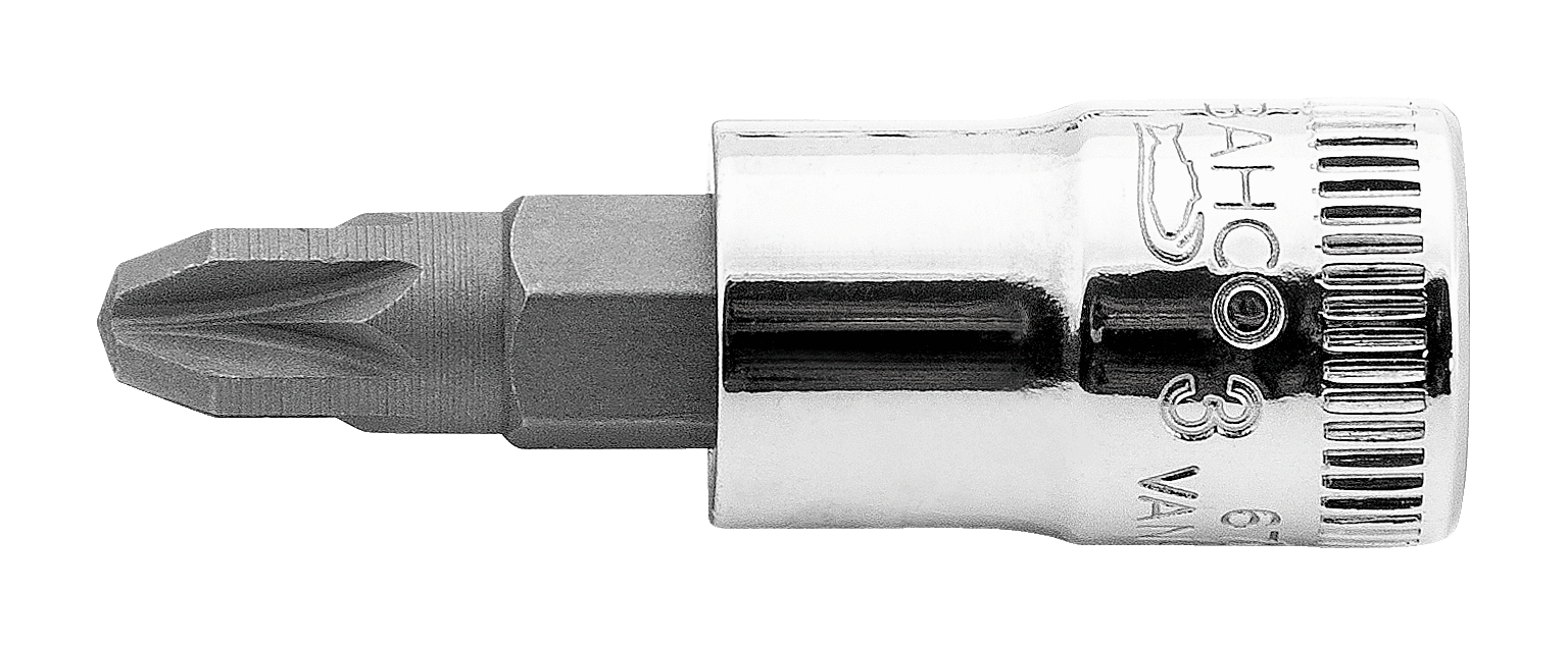 картинка Торцевая головка с отверткой под винты Pozidriv® BAHCO 6709PZ-2 от магазина "Элит-инструмент"