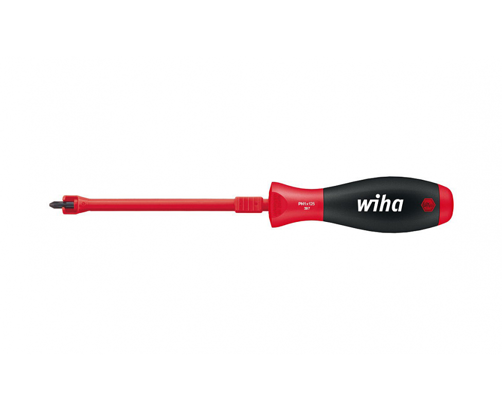 Отвертка Wiha SoftFinish Phillips 397 32404 PH1 x 125 крестовая удерживающая