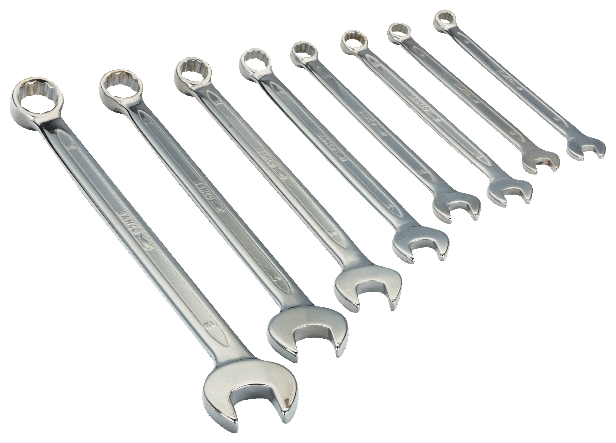 Набор комбинированных ключей, с изгибом, удлиненного типа BAHCO 11M/S8