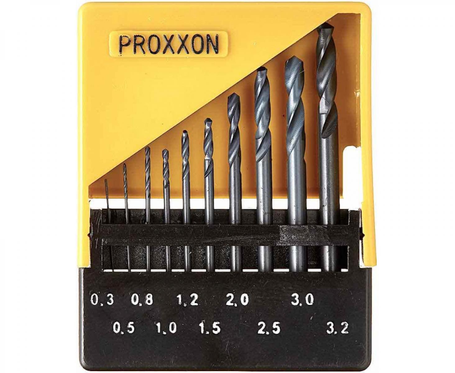 картинка Набор спиральных сверл 10 штук Proxxon 28874 от магазина "Элит-инструмент"