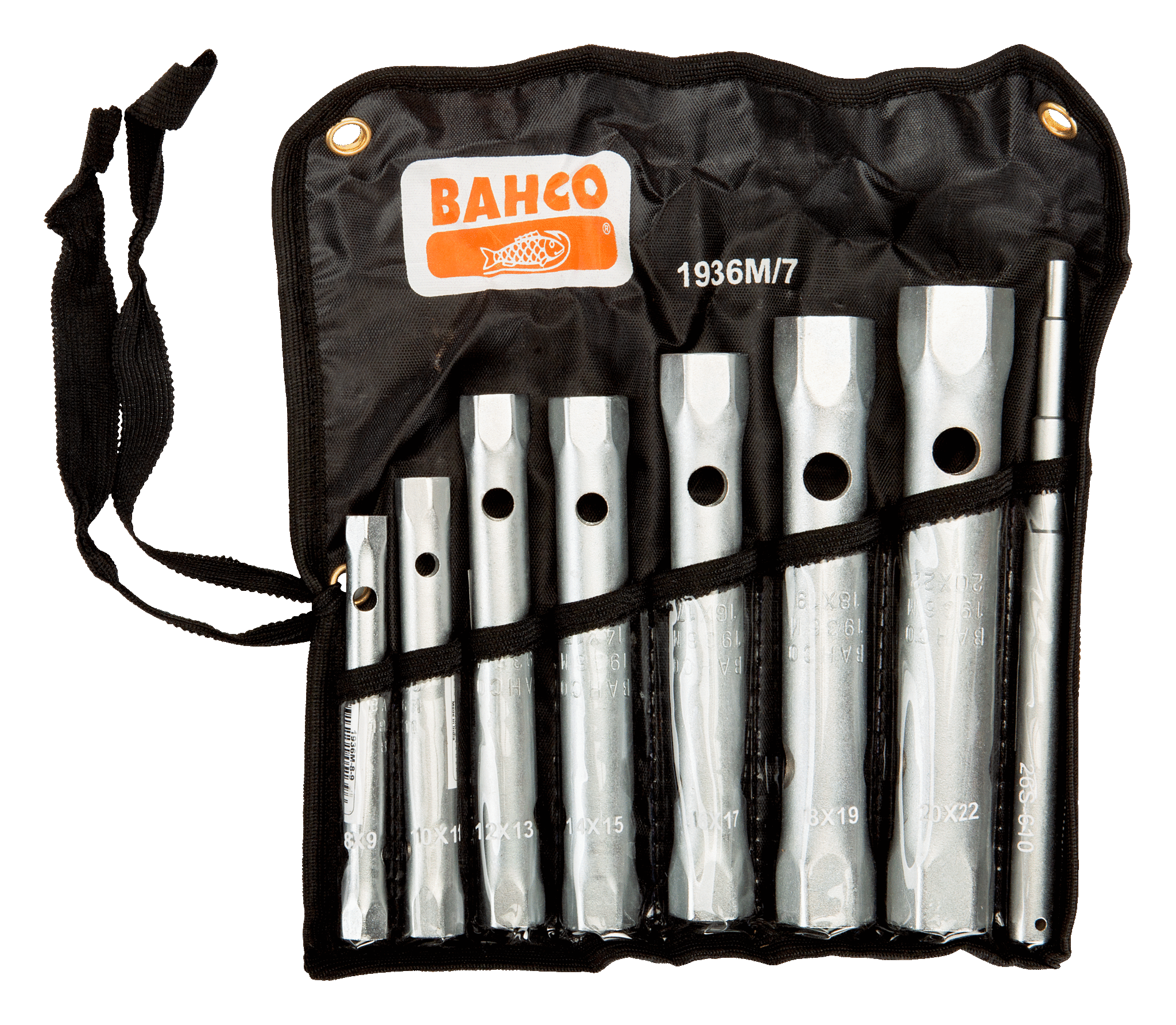 картинка Набор двойных торцевых ключей, картонная упаковка BAHCO 1936M/7 от магазина "Элит-инструмент"