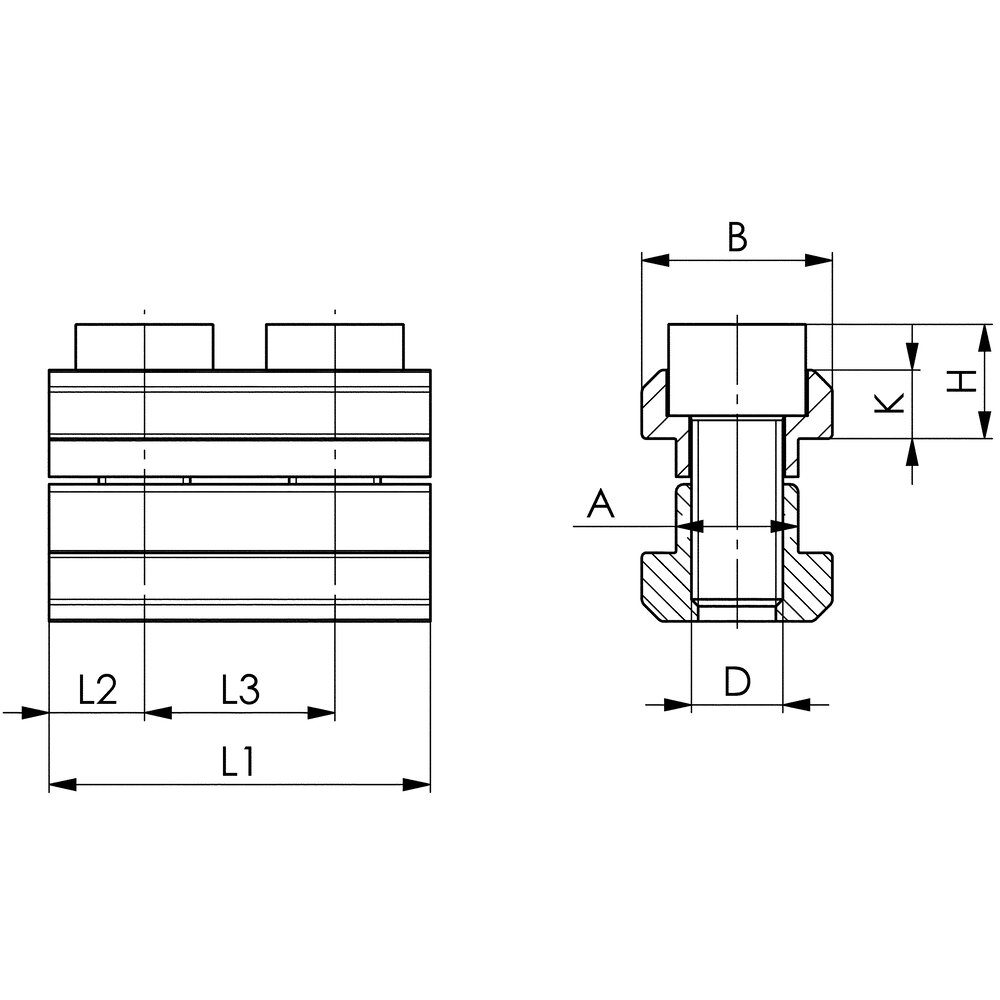 картинка Щелевой упор АМF 73858 от магазина "Элит-инструмент"