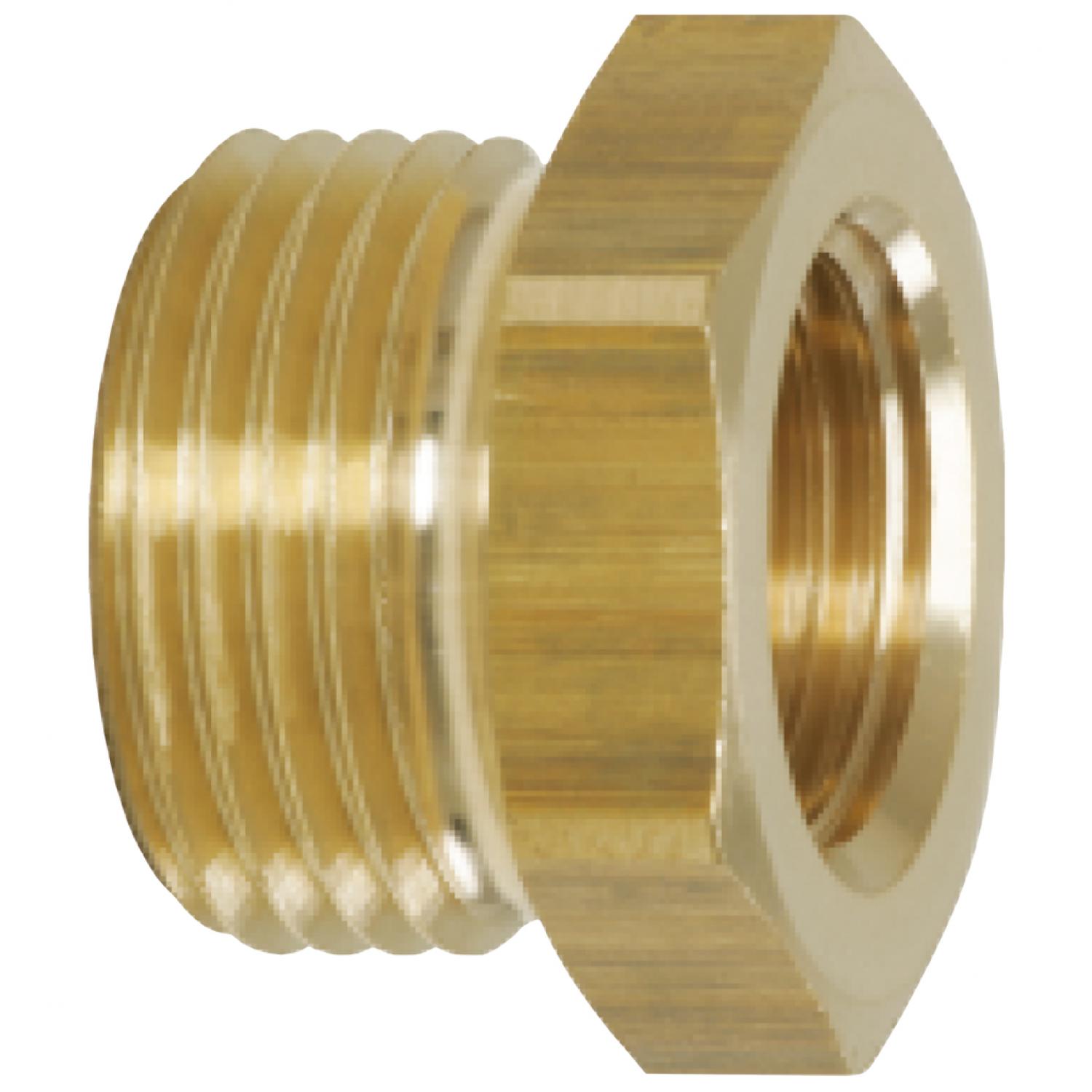 картинка Латунный уменьшающий ниппель, G1/2''AGхG3/8''IG от магазина "Элит-инструмент"