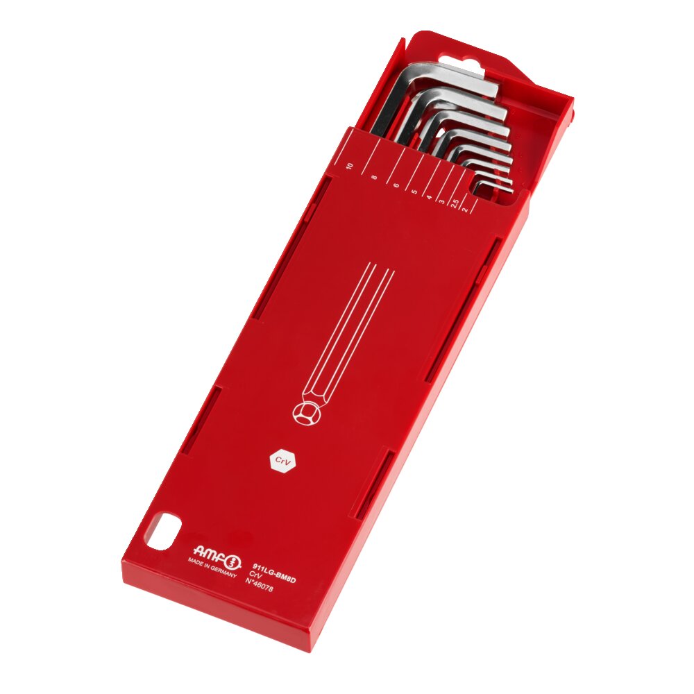 Шестигранный ключ с шариковым наконечником - коробка для ключей АМF 46078