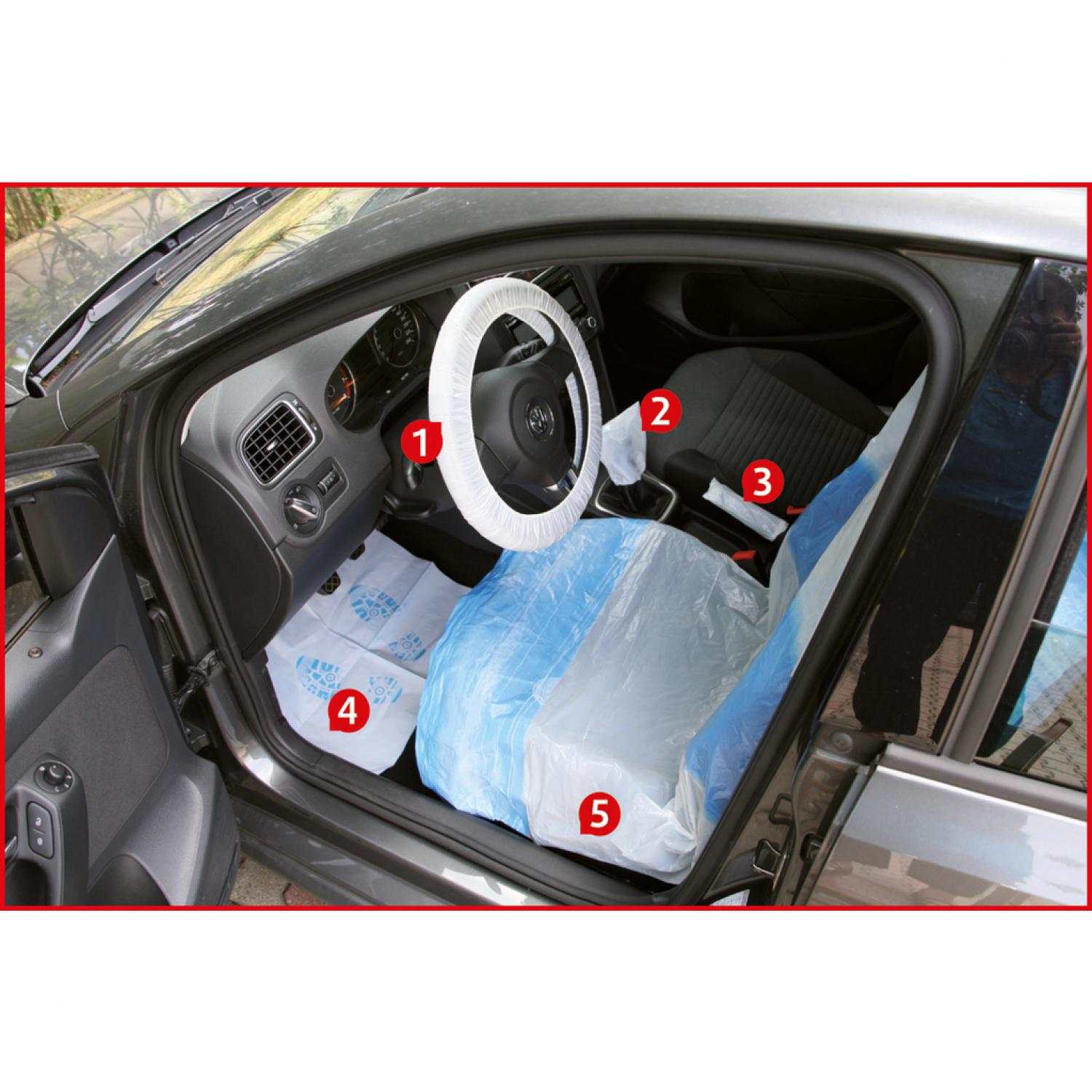 картинка Комплект чехлов для салона 5 в 1, для грузовых автомобилей, 100 шт в упаковке от магазина "Элит-инструмент"