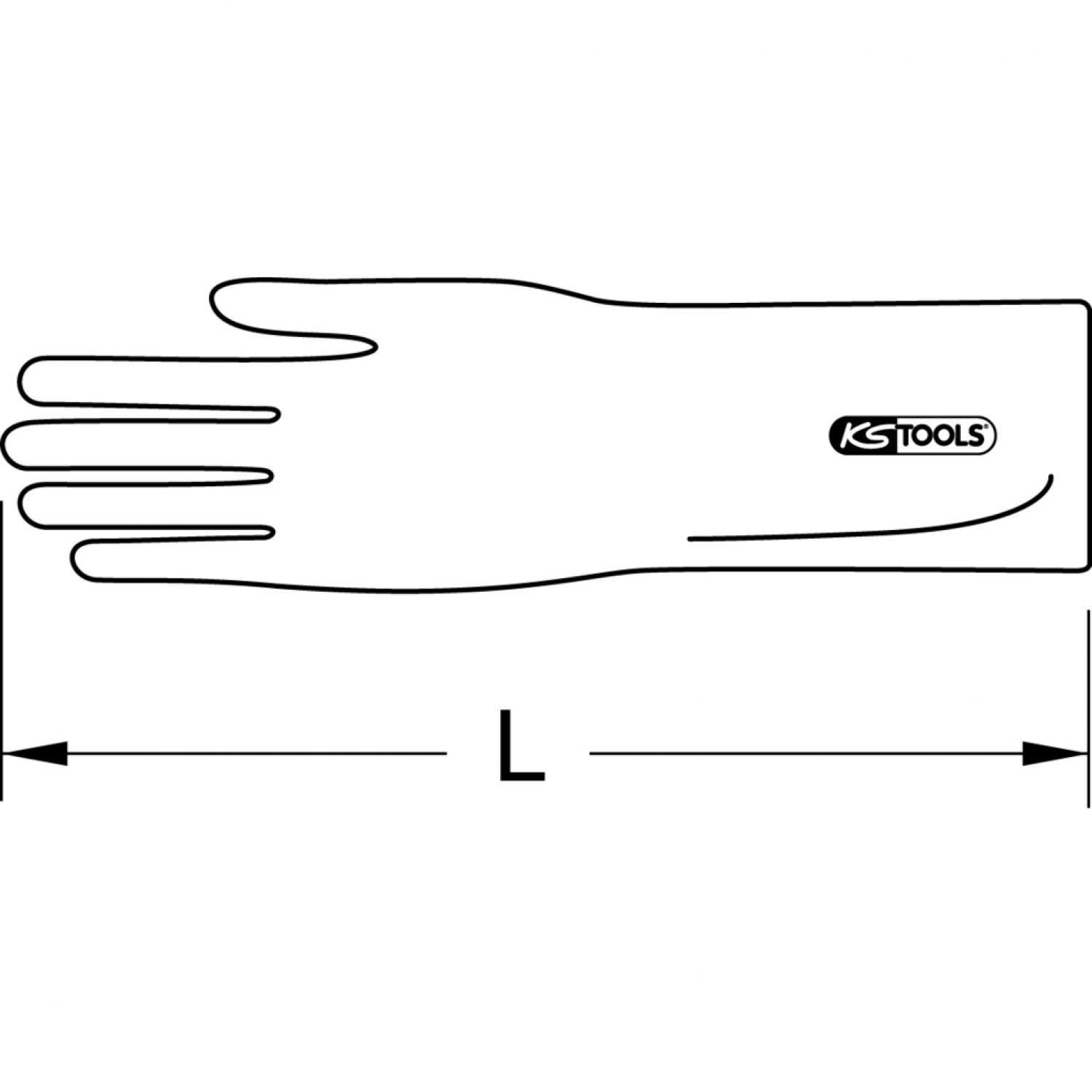 картинка Защитные перчатки электрика изолированные, размер 9, толщина 1, белые от магазина "Элит-инструмент"