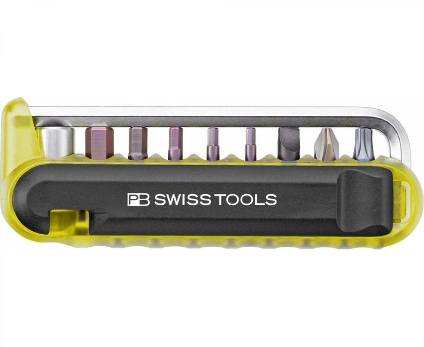 Набор сменных бит SL PH TX HEX формы C6,3 PB Swiss Tools PB 470.Yellow 10 шт. 0.8 x 5.5
