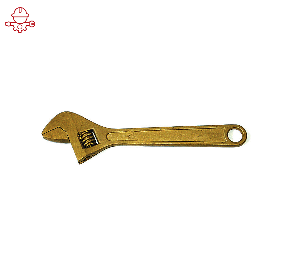 картинка Ключ разводной искробезопасный, ширина зева 30 мм, серия 012 MetalMinotti 012-3000 от магазина "Элит-инструмент"