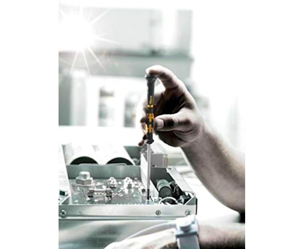 картинка Набор отверток для ремонта Apple iPhone и электроники SL PH Microstix PL на подставке Wera Kraftform Micro 1550/6 ESD WE-030180 от магазина "Элит-инструмент"