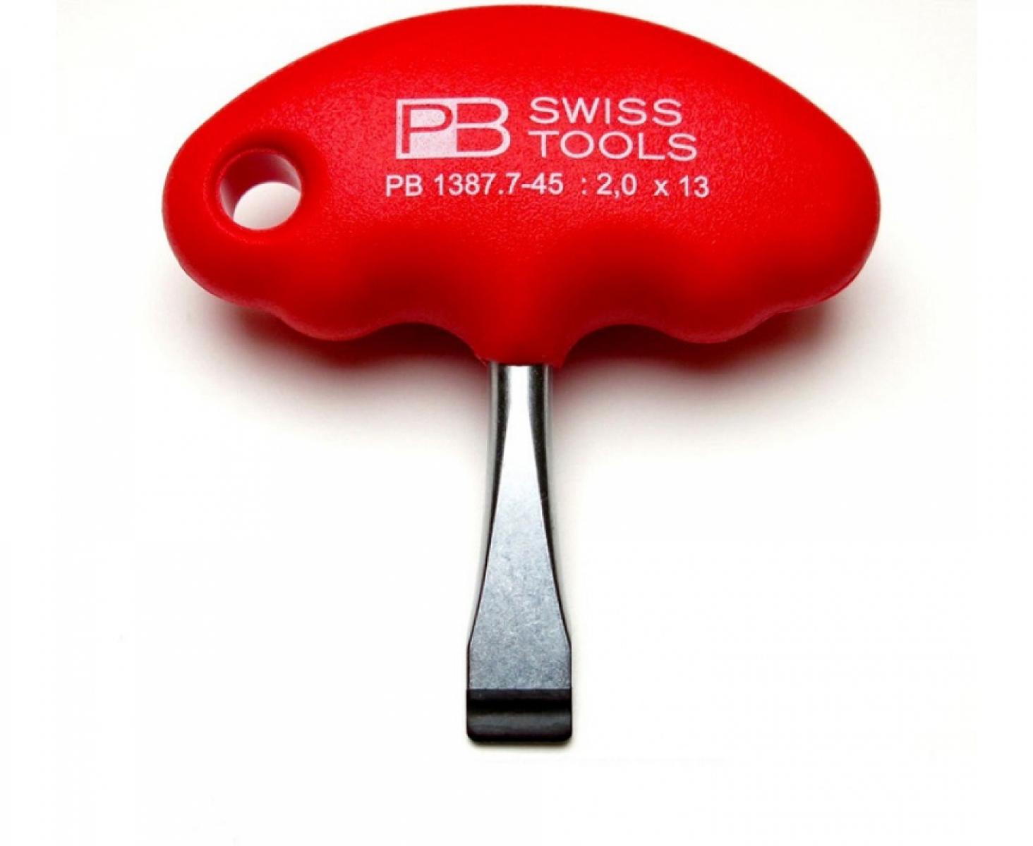 Отвертка шлицевая специальная PB Swiss Tools с Т-образной рукояткой PB 1387. 2 x 13