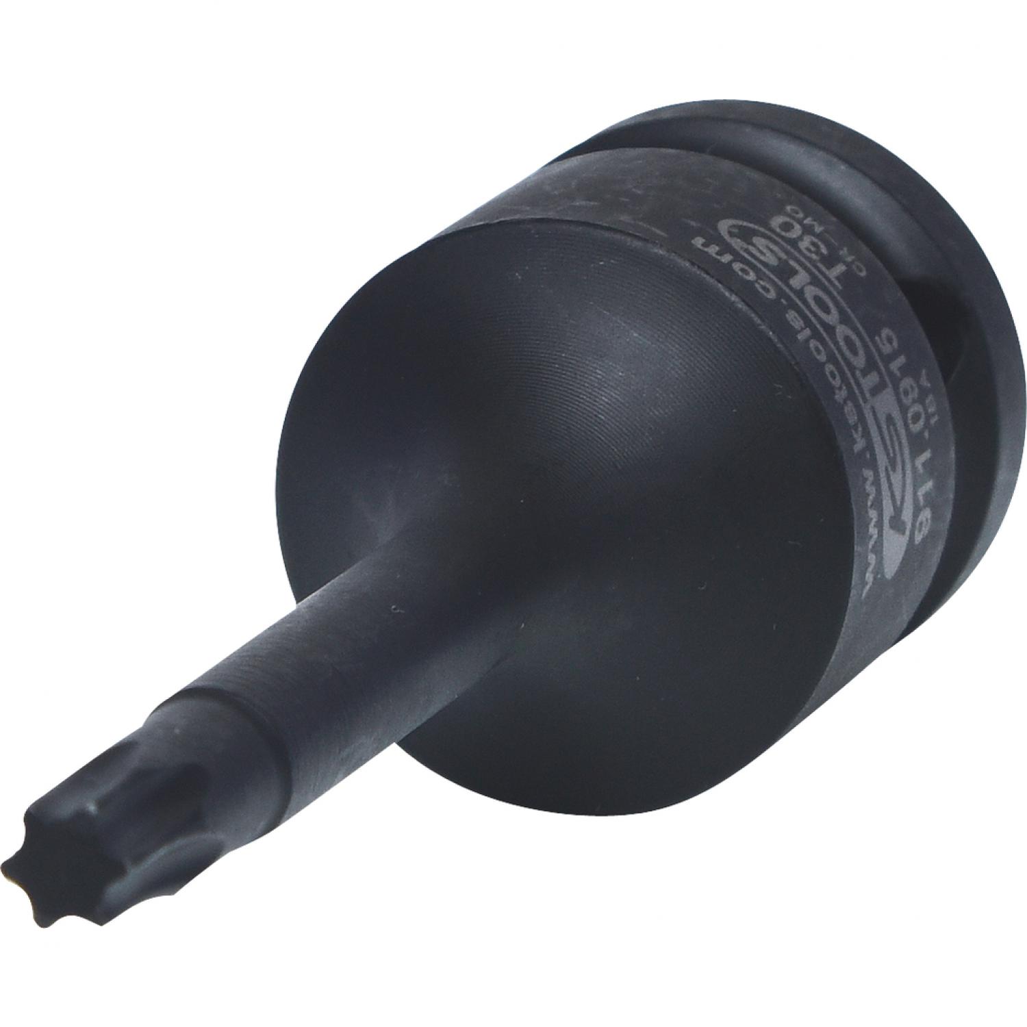 Силовая торцовая головка с битом 1/2" с профилем Torx, длинная, T30