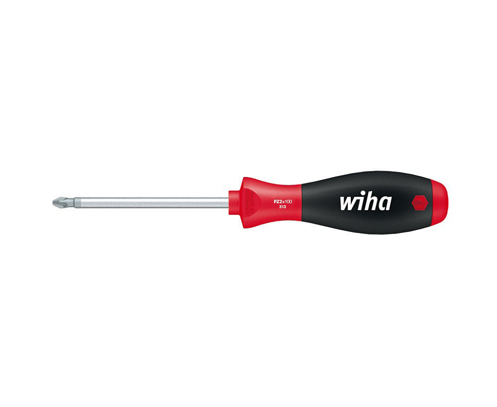 картинка Отвертка Wiha SoftFinish Pozidriv 313 26455 PZ2 x 300 крестовая от магазина "Элит-инструмент"