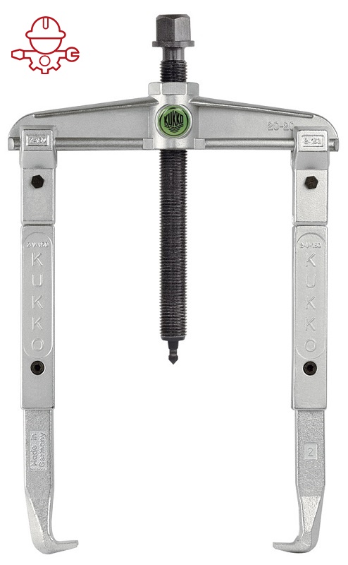 картинка Универсальный двухзахватный съёмник с удлинёнными захватами Kukko 20-40-4 от магазина "Элит-инструмент"