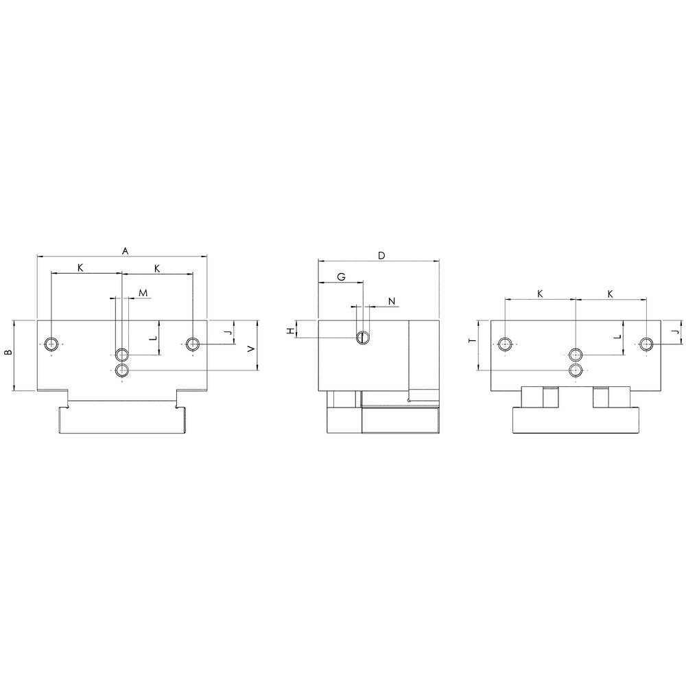 картинка Зажимная губка без выступа АМF 304972 от магазина "Элит-инструмент"