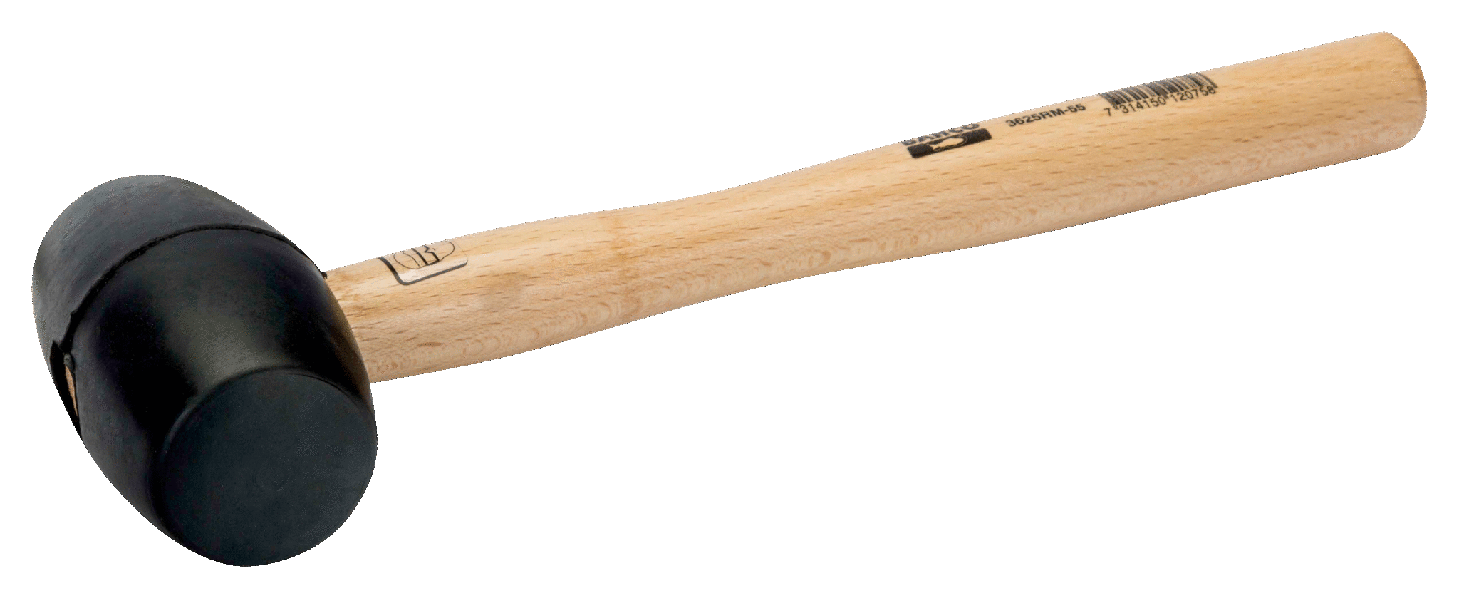 Резиновая киянка, деревянная рукоятка BAHCO 3625RM-75