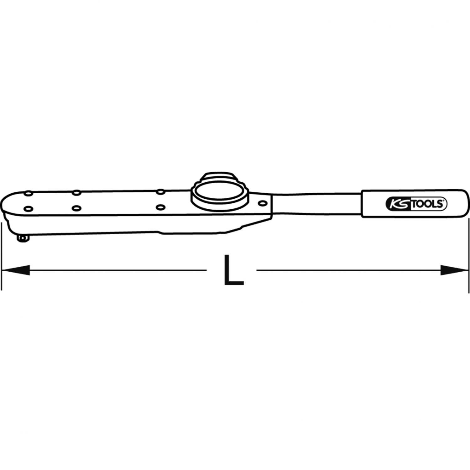 картинка Контрольный динамометрический ключ 1'', 560-2800 Нм от магазина "Элит-инструмент"