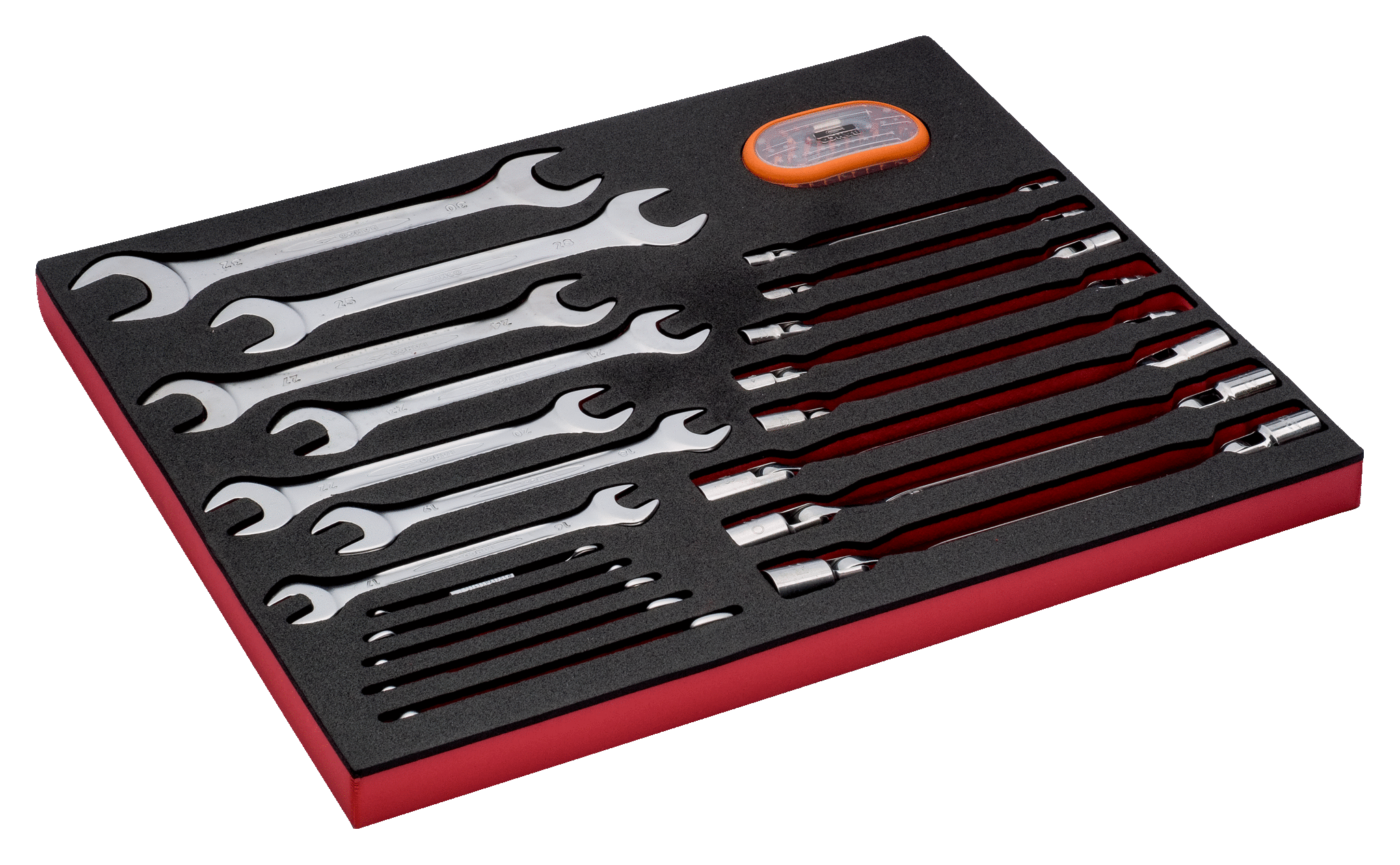 Рожковые ключи и ключи с плавающей головкой, 51 штук BAHCO FF1A135