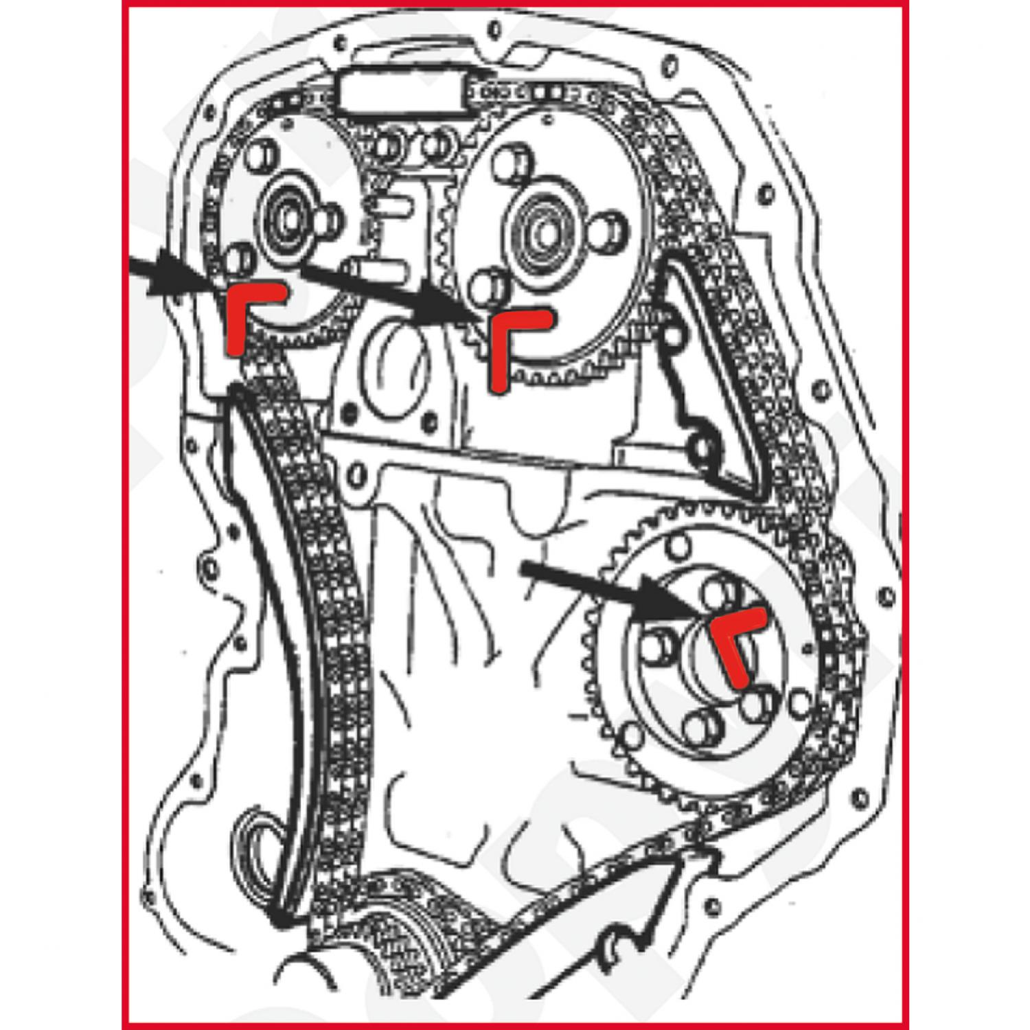 картинка Набор инструментов для монтажа двигателя Ford, 11 шт от магазина "Элит-инструмент"