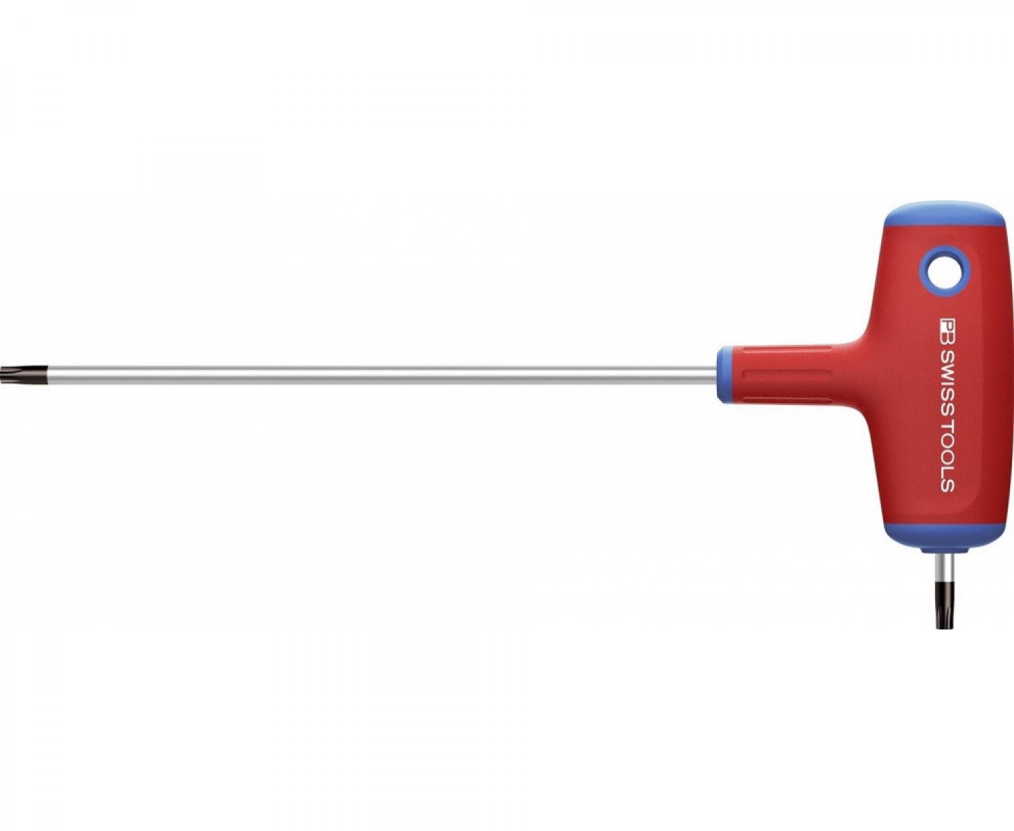 картинка Отвертка TORX PB Swiss Tools с Т-образной рукояткой и боковым приводом PB 1407.25-150 T25 от магазина "Элит-инструмент"