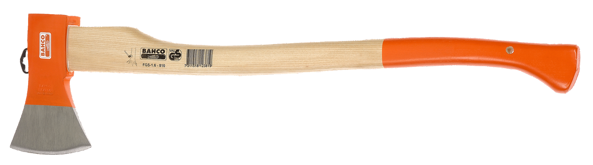 Валочный топор, деревянная рукоятка BAHCO FGS-1.6-810