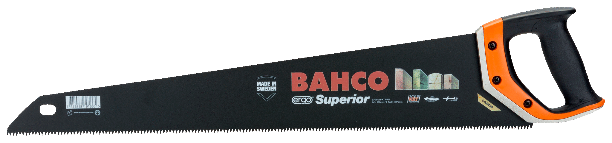 картинка Ножовки с рукояткой ERGO™ BAHCO 2700-22-XT7-HP от магазина "Элит-инструмент"