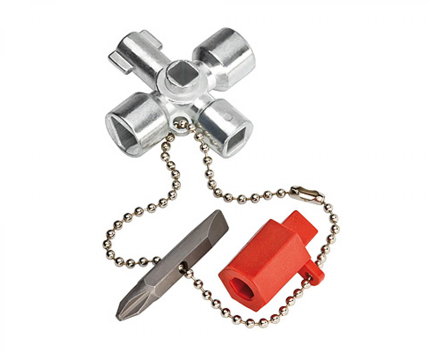 картинка Ключ для распространенных электрошкафов и систем запирания Knipex KN-001103 от магазина "Элит-инструмент"